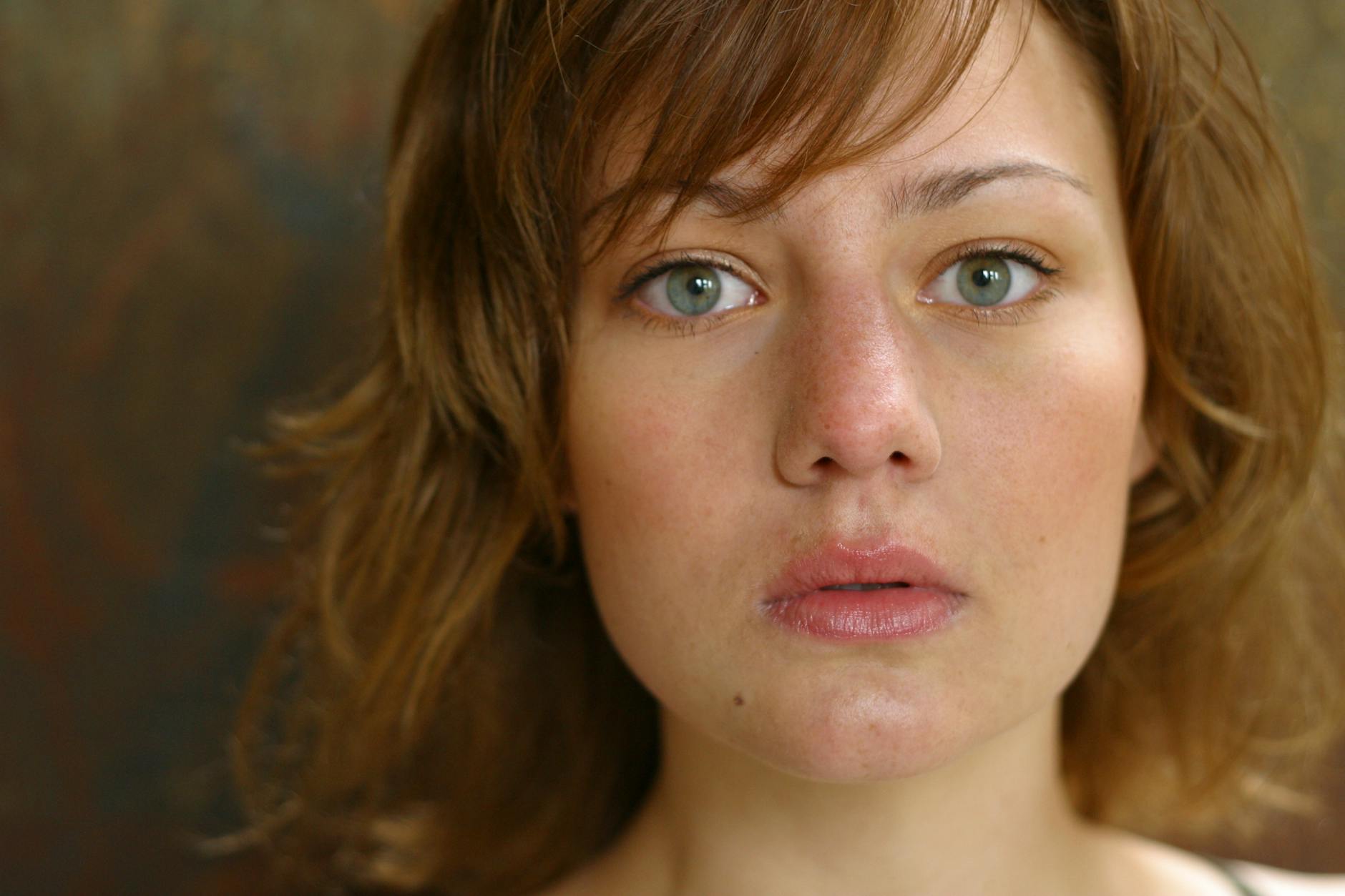blond haired woman